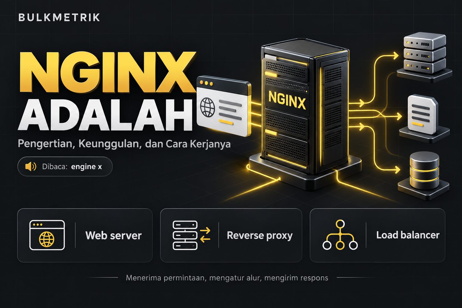 Nginx Adalah: Pengertian, Keunggulan, dan Cara Kerjanya